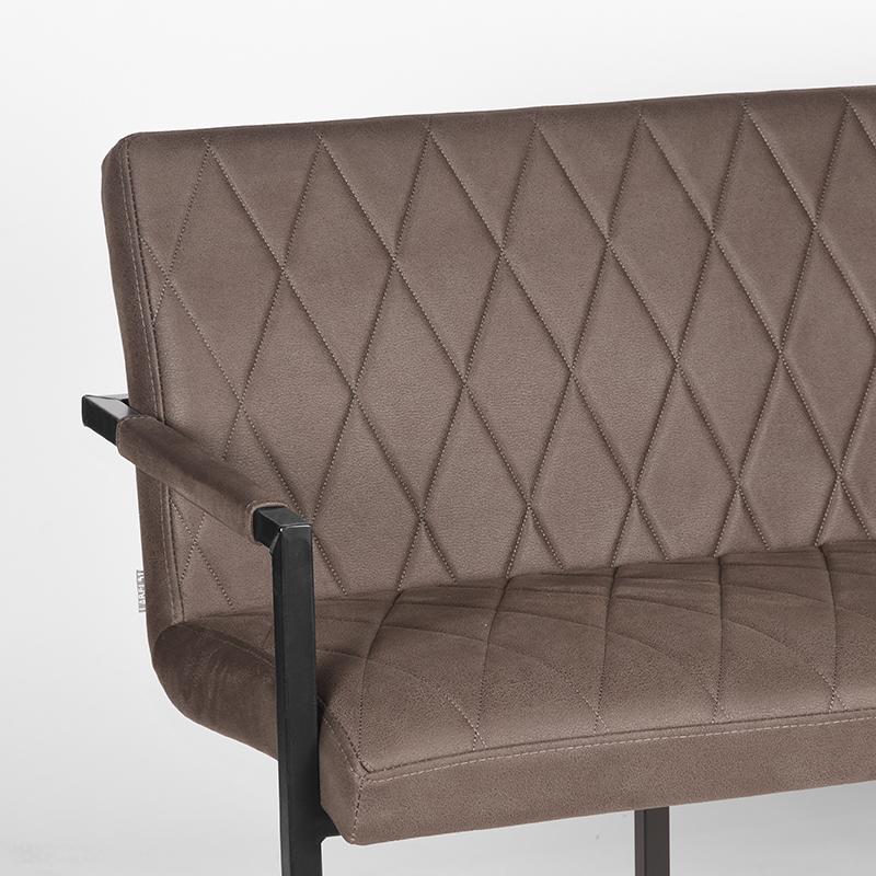 LABEL51 Eetkamerbank Denmark - Microfiber - 155 cm